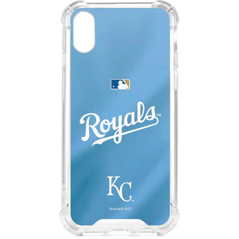 MLB Kansas City Royals Jersey Alternate iPhone XS Clear Case