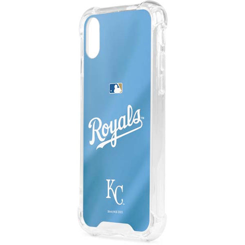 MLB Kansas City Royals Jersey Alternate iPhone XS Clear Case