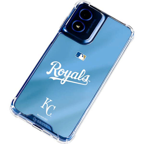 MLB Kansas City Royals Jersey Alternate Moto G 5G (2024) Clear Case