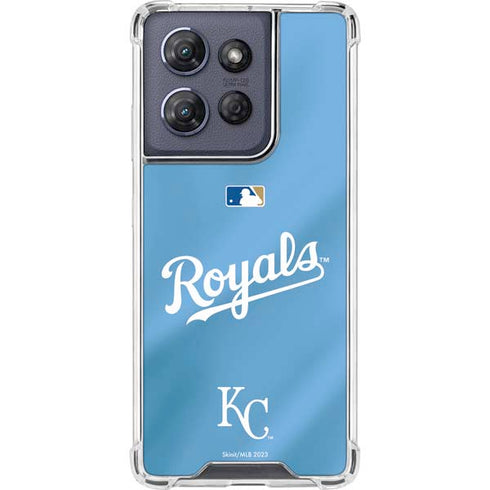 MLB Kansas City Royals Jersey Alternate Moto G Play 5G (2025) Clear Case