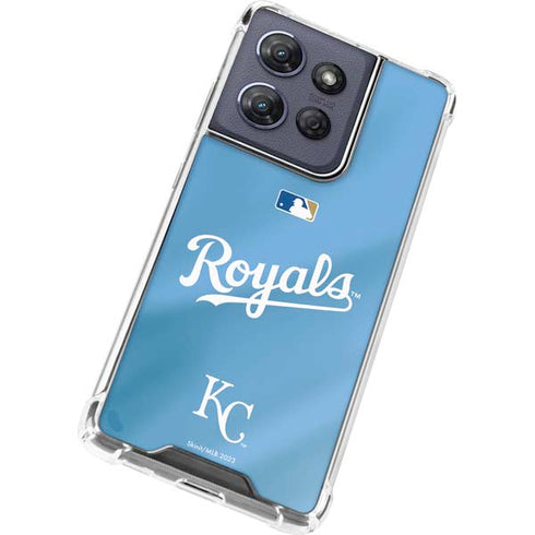MLB Kansas City Royals Jersey Alternate Moto G Play 5G (2025) Clear Case