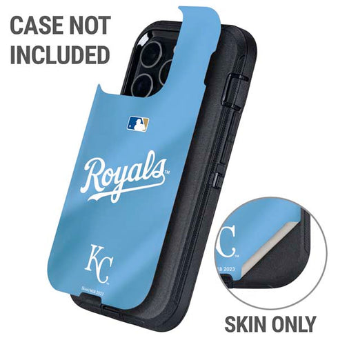 MLB Kansas City Royals Jersey Alternate Otterbox Defender iPhone Skin
