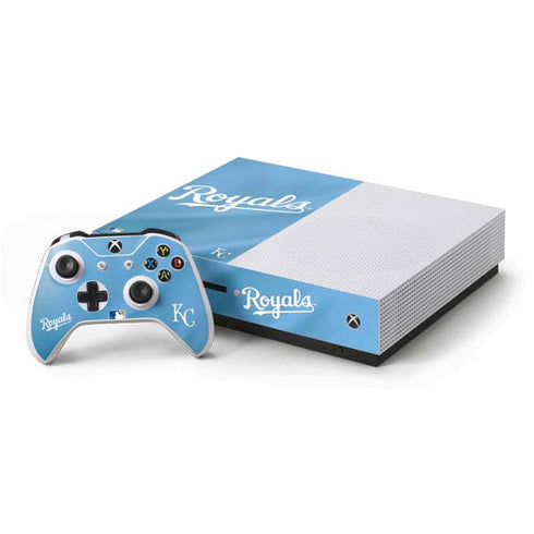 MLB Kansas City Royals Jersey Alternate Xbox One S Console and Controller Bundle Skin