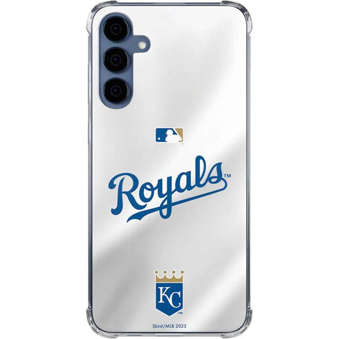MLB Kansas City Royals Jersey Galaxy A35 5G Clear Case