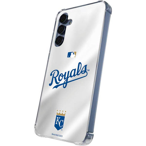 MLB Kansas City Royals Jersey Galaxy A35 5G Clear Case