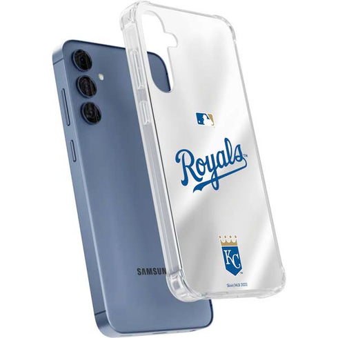 MLB Kansas City Royals Jersey Galaxy A35 5G Clear Case