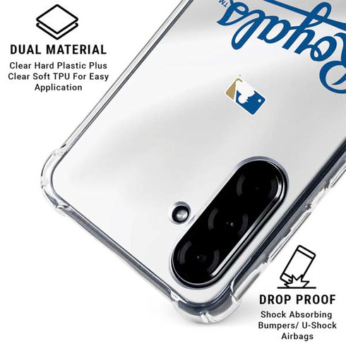 MLB Kansas City Royals Jersey Galaxy A36 5G Clear Case