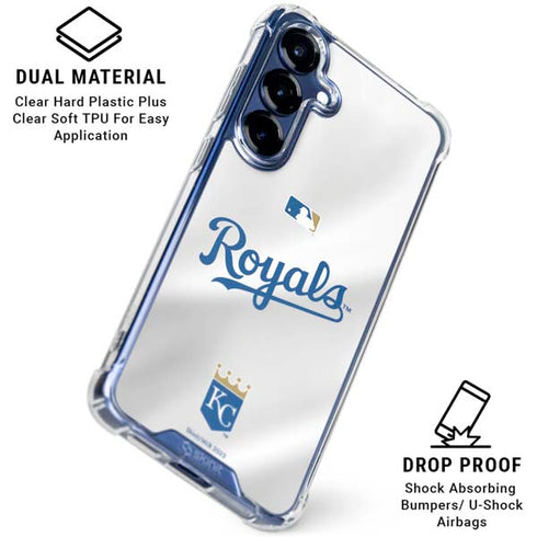 MLB Kansas City Royals Jersey Galaxy S25 Plus Clear Case