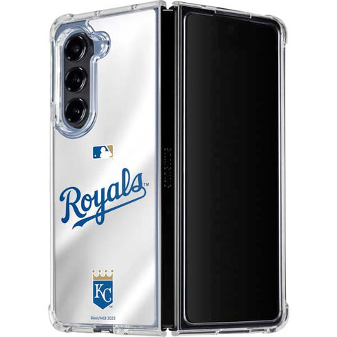 MLB Kansas City Royals Jersey Galaxy Z Fold5 5G Clear Case