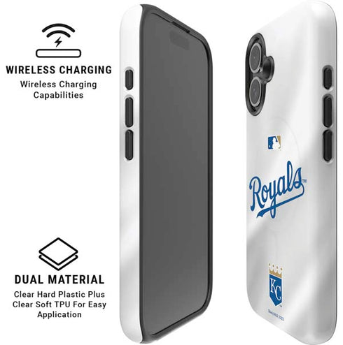 MLB Kansas City Royals Jersey iPhone 16 Plus Magsafe Impact Case