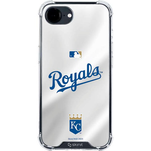 MLB Kansas City Royals Jersey iPhone 16e Clear Case