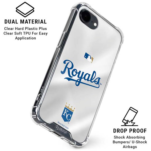 MLB Kansas City Royals Jersey iPhone 16e Clear Case
