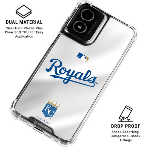 MLB Kansas City Royals Jersey Moto G Power 5G (2024) Clear Case