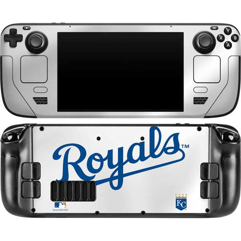 MLB Kansas City Royals Jersey Steam Deck Handheld Gaming Computer OLED Skin