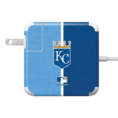 MLB Kansas City Royals Split 85W Power Adapter (15 and 17 inch MacBook Pro Charger) Skin