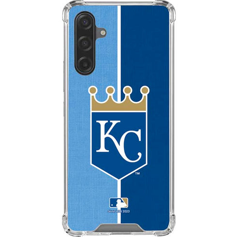 MLB Kansas City Royals Split Galaxy A17 Clear Case