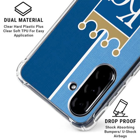 MLB Kansas City Royals Split Galaxy A36 5G Clear Case