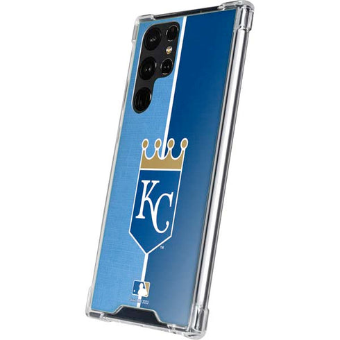 MLB Kansas City Royals Split Galaxy S23 Ultra Clear Case