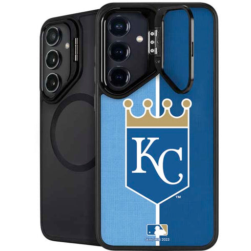 MLB Kansas City Royals Split Galaxy S24 FE Kickstand Case