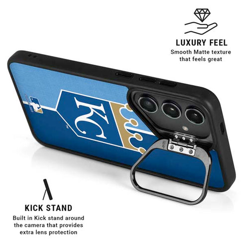 MLB Kansas City Royals Split Galaxy S25 Plus Kickstand Case