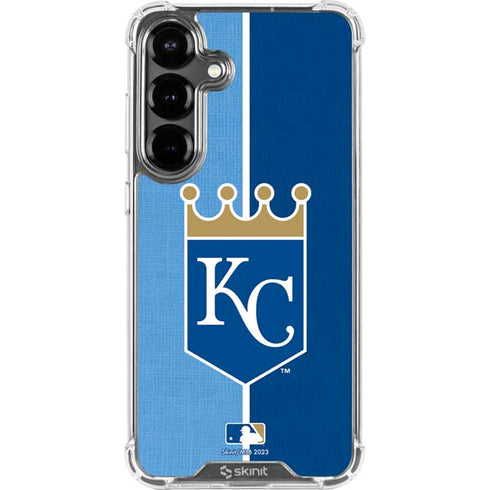 MLB Kansas City Royals Split Galaxy S26 Clear Case