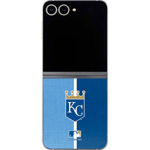 MLB Kansas City Royals Split Galaxy Z Flip6 Skin