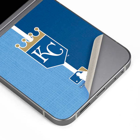 MLB Kansas City Royals Split Galaxy Z Flip6 Skin