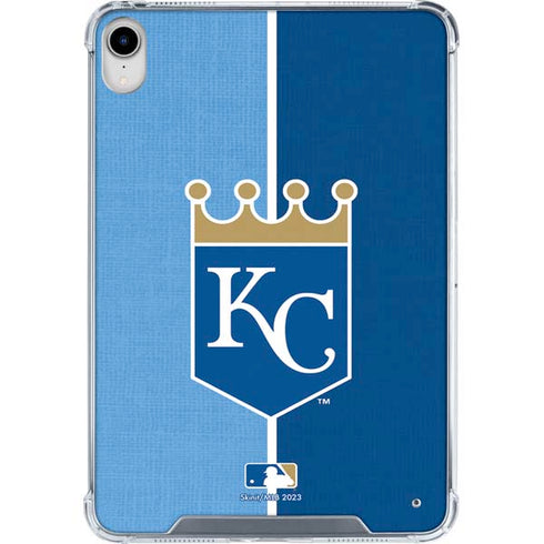 MLB Kansas City Royals Split iPad 11th Gen (2025) Clear Case