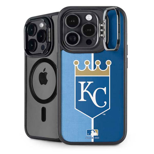 MLB Kansas City Royals Split iPhone 15 Pro Max Kickstand Case