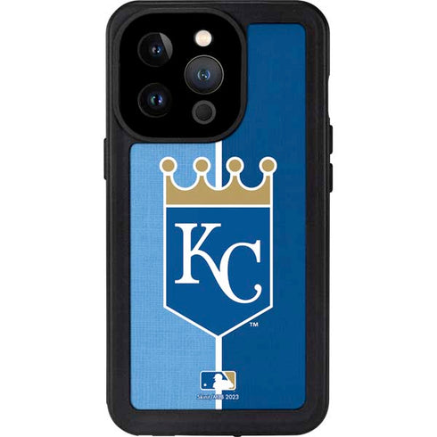 MLB Kansas City Royals Split iPhone 15 Pro Waterproof Case