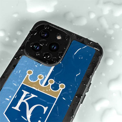 MLB Kansas City Royals Split iPhone 15 Pro Waterproof Case