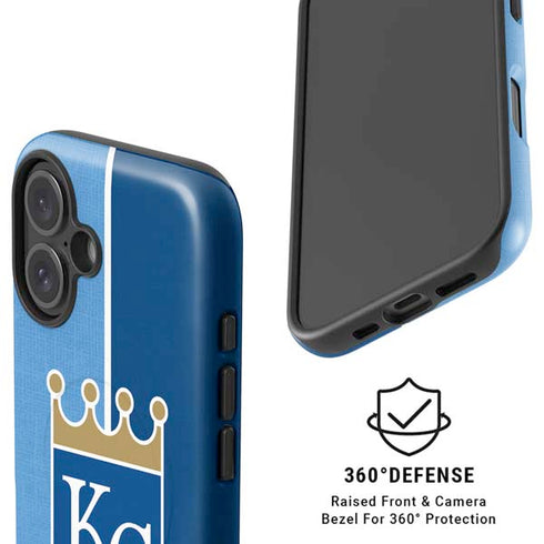 MLB Kansas City Royals Split iPhone 16 Plus Magsafe Impact Case