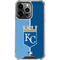 MLB Kansas City Royals Split iPhone 16 Pro Clear Case