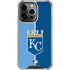MLB Kansas City Royals Split iPhone 16 Pro Clear Case