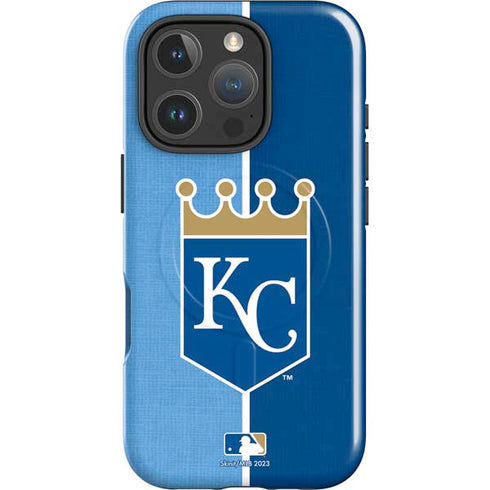 MLB Kansas City Royals Split iPhone 16 Pro Magsafe Impact Case