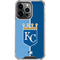 MLB Kansas City Royals Split iPhone 16 Pro Max Clear Case