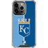 MLB Kansas City Royals Split iPhone 16 Pro Max Clear Case