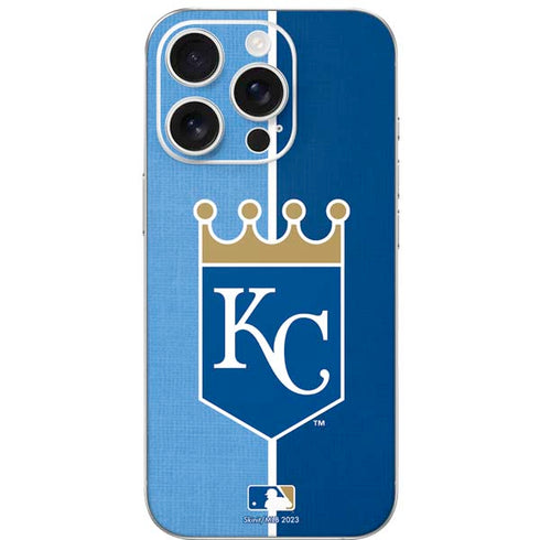 MLB Kansas City Royals Split iPhone 16 Pro Skin
