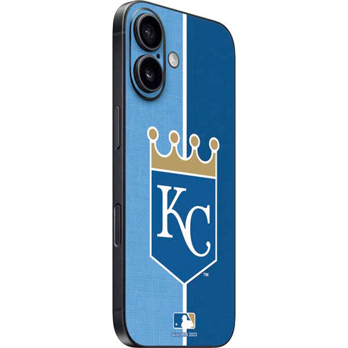 MLB Kansas City Royals Split iPhone 16 Skin
