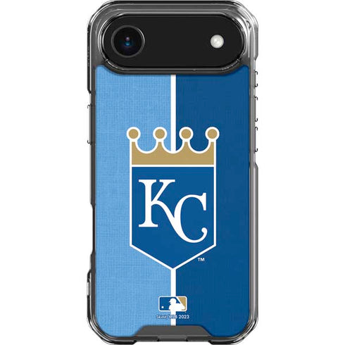 MLB Kansas City Royals Split iPhone 17 Air Clear Case