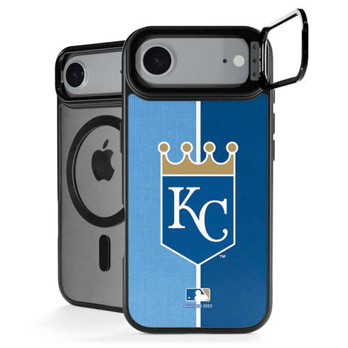 MLB Kansas City Royals Split iPhone 17 Air Kickstand Case