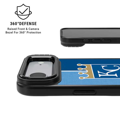 MLB Kansas City Royals Split iPhone 17 Air Kickstand Case