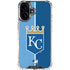 MLB Kansas City Royals Split iPhone 17 Clear Case