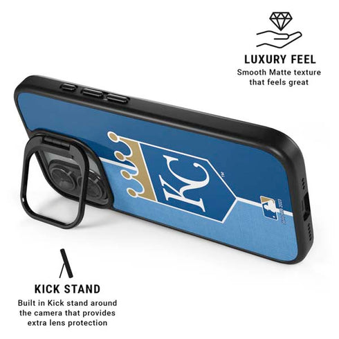 MLB Kansas City Royals Split iPhone 17 Kickstand Case
