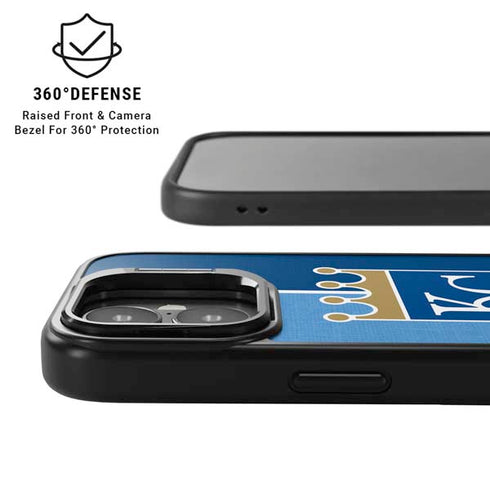 MLB Kansas City Royals Split iPhone 17 Kickstand Case
