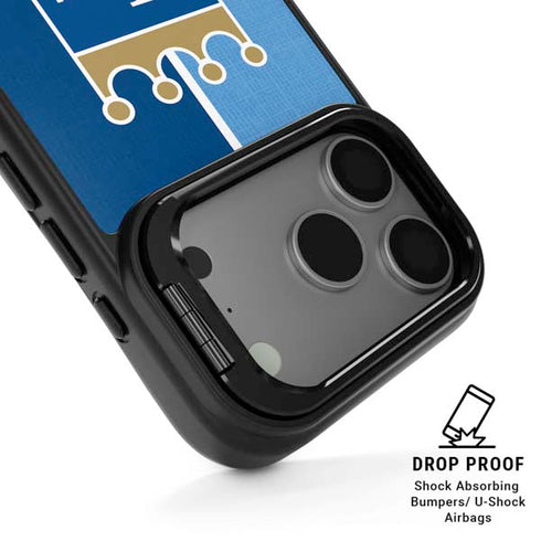 MLB Kansas City Royals Split iPhone 17 Pro Max Kickstand Case