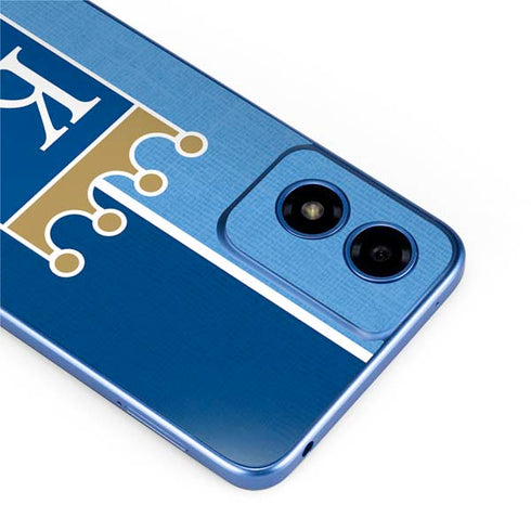 MLB Kansas City Royals Split Moto G Play 4G (2024) Skin
