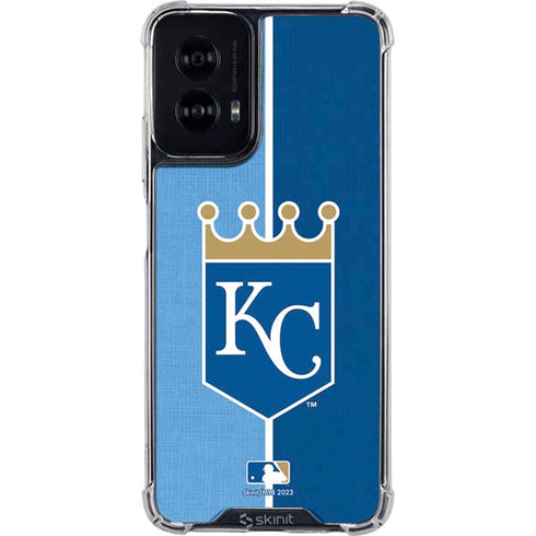 MLB Kansas City Royals Split Moto G Power 5G (2024) Clear Case