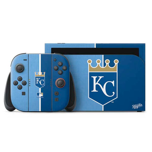 MLB Kansas City Royals Split Nintendo Switch 2 (2025) with Joy-Con Skin