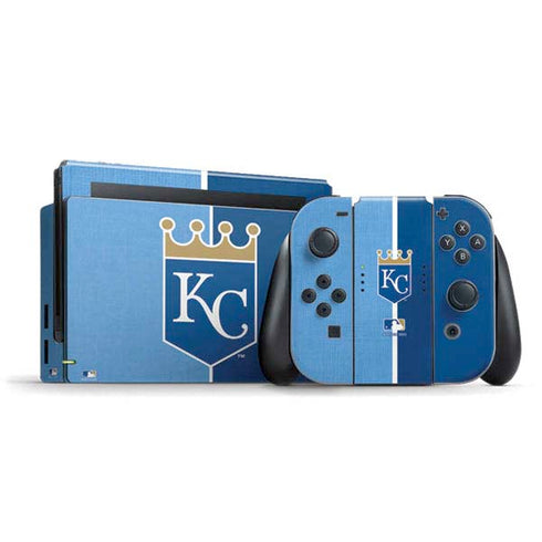 MLB Kansas City Royals Split Nintendo Skins
